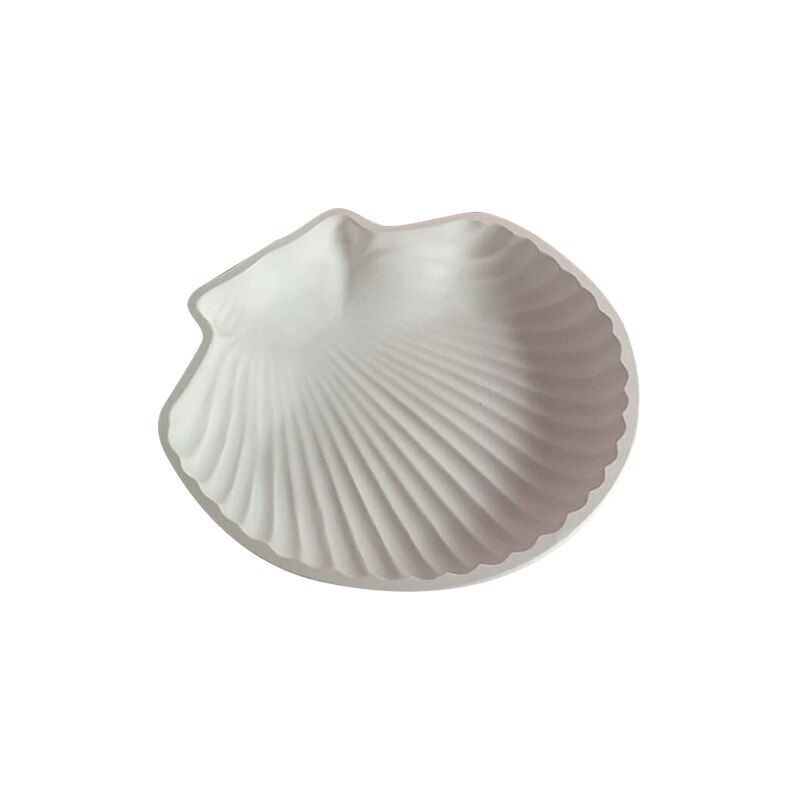 Shell Concrete Cement Tray Silicone Mold Leaf Jewelry Display Plate Tray Mold Plaster Photo Props Epoxy Resin Mould