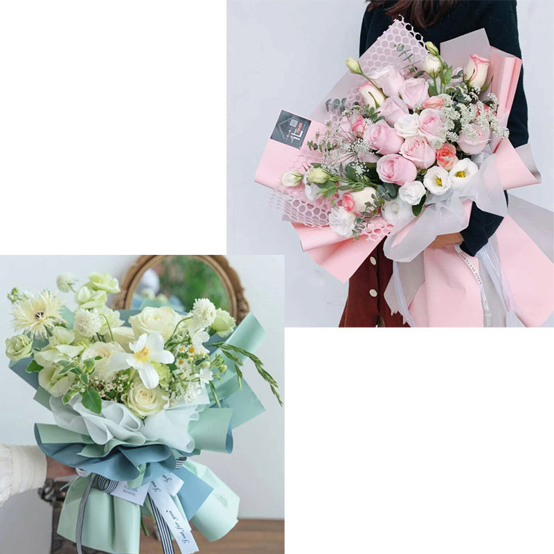 36Sheets DIY Tissue Paper 50x75cm Flower Packing Wrapper Bouquet Wrapping Paper Craft Paper Scrapbook Floral Wrapping