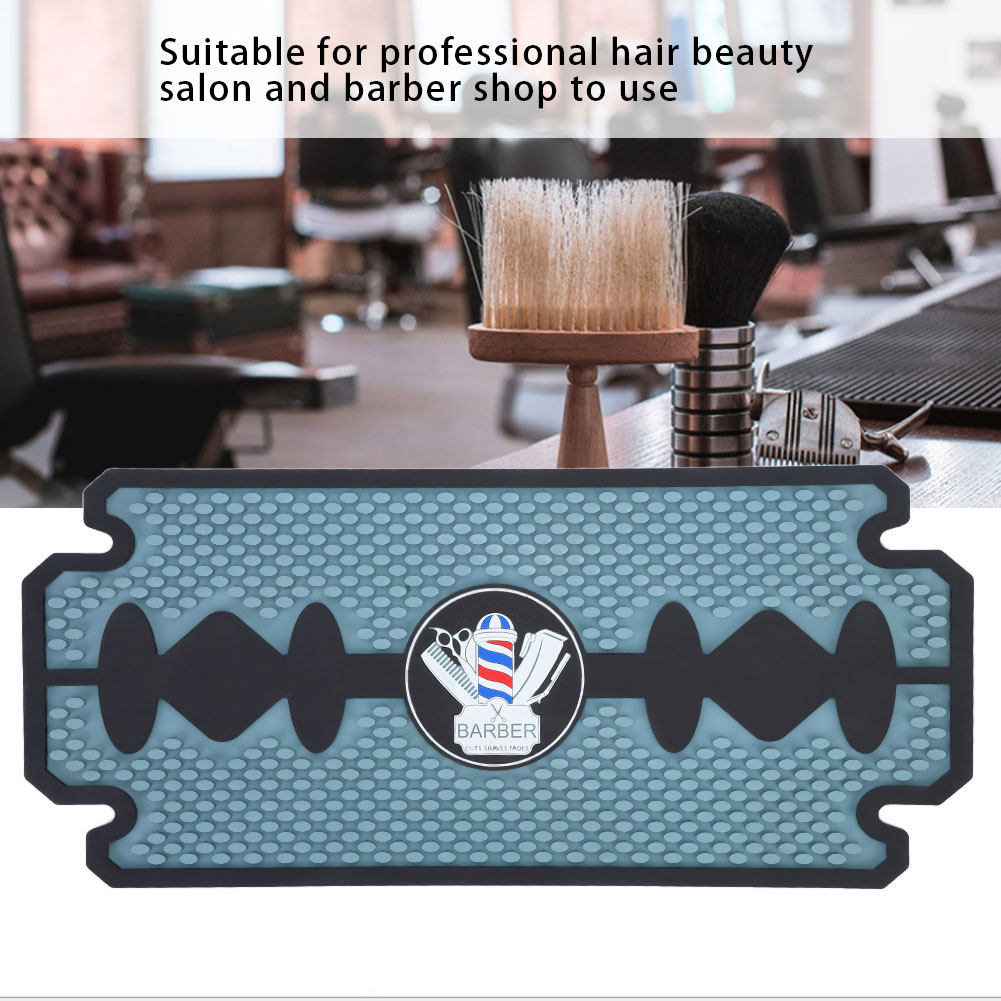 Frisørsalon silikone anti-skrid barber frisør værktøj måtte pude curler holder multifunktion hår styling værktøj barber tilbehør