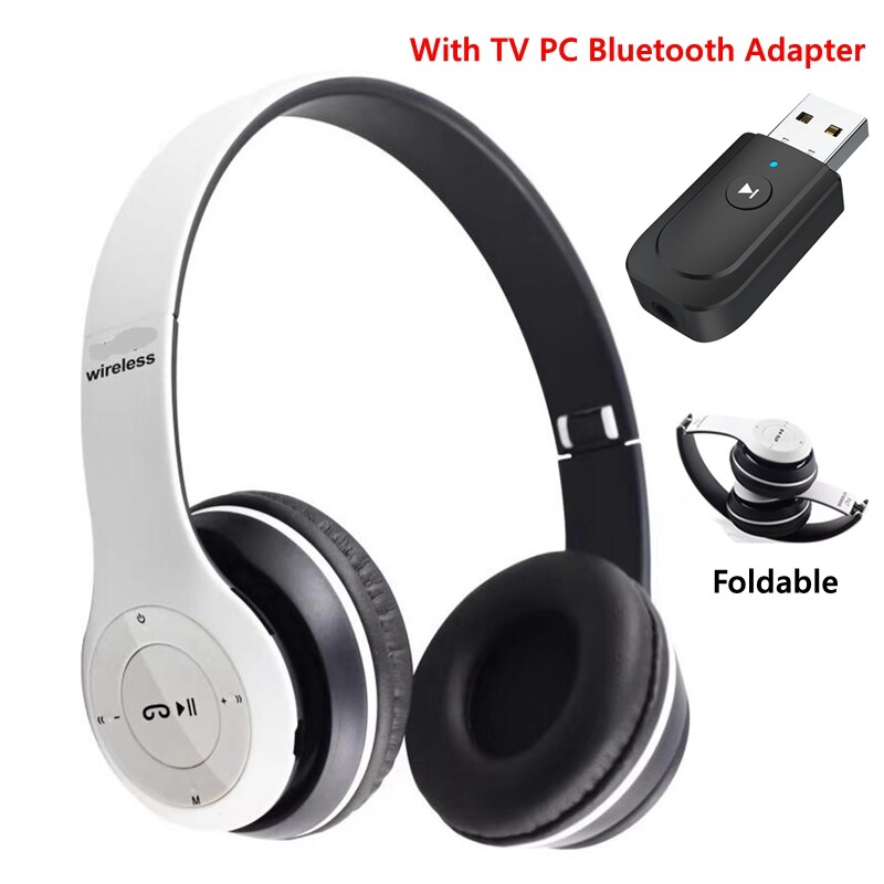 Casque Bluetooth classique avec micro ordinateur TV PC téléphone ordinateur portable Gamer casque casque sans fil ou pour interrupteur PS4 emetteur