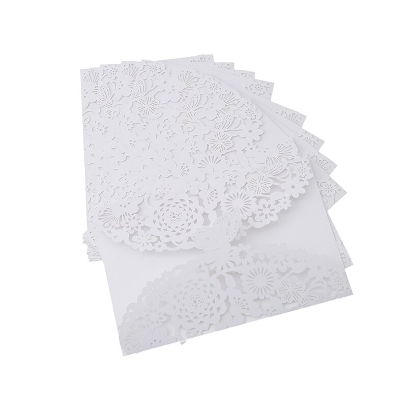 10 stuks/pak ivoorkleurige holle kant tafelnummer tafelkaarten bloemstuk rustieke bruiloft middelpunten vintage bruiloft decoratie: 4