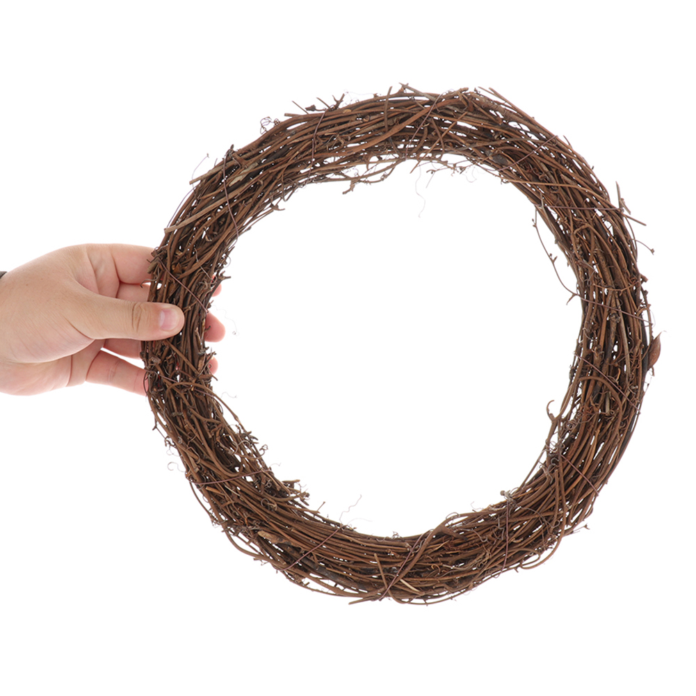1 stücke Hochzeit Dekoration 8-40cm Heimat Party Hochzeit Kränze Dekoration Girlande Material Rattan Kranz DIY Kranz Party