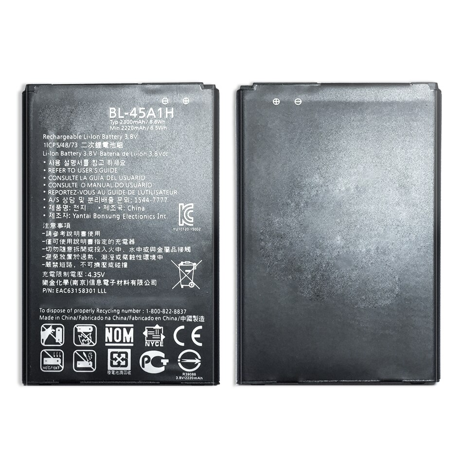 For LG K10 K20 Plus K30 K4 K7 K8 F670L F670K F670 K420N LTE Q10 K420 Battery BL 45A1H BL-45A1H BL-46ZH BL-46G1F BL-45F1F