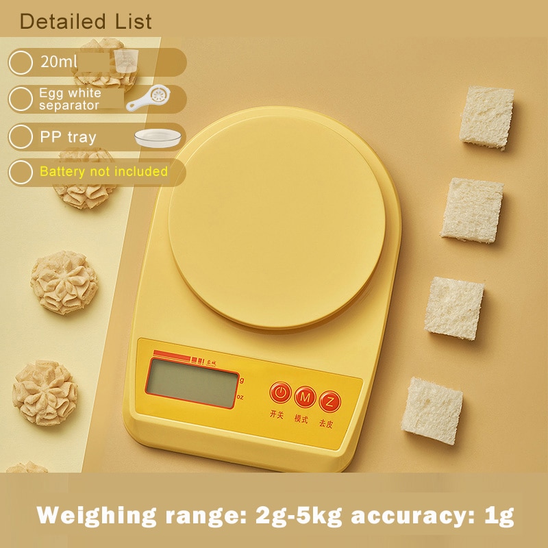 Precision Kitchen Scale Digital Food scale digital kitchen weighing scales small with bowl kitchen scale electronic food scales