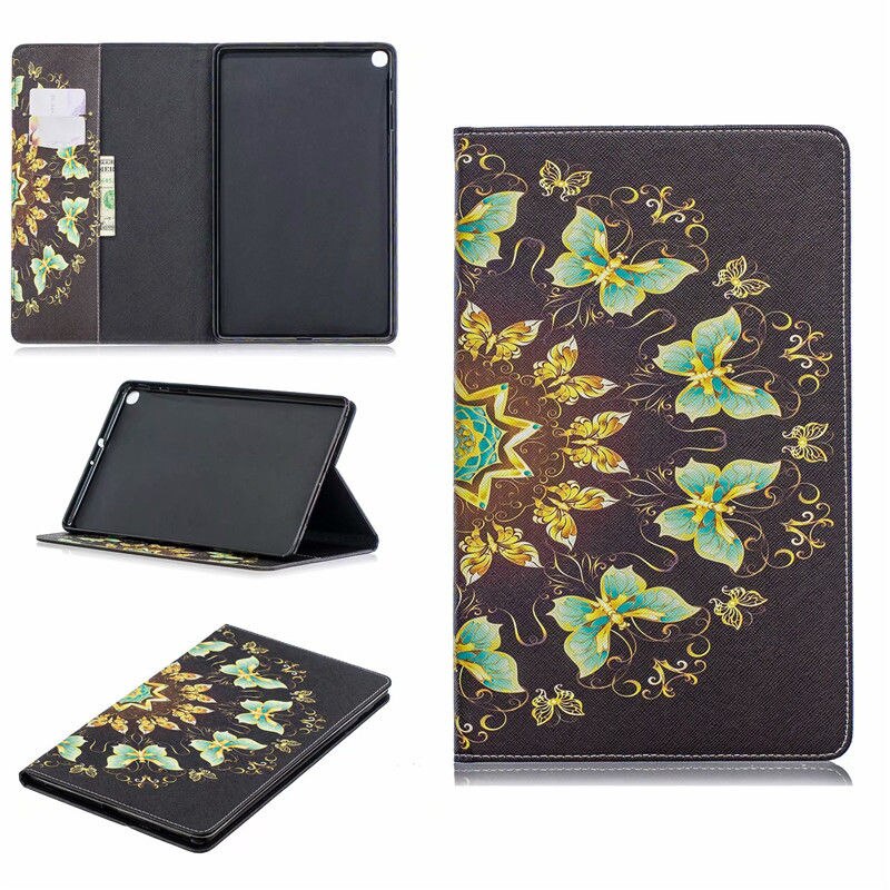 Folio Funda for Samsung Galaxy Tab SM-T510 SM-T515 T510 T515 Funda smart Tab A 10,1 Tablet case Funda: 19