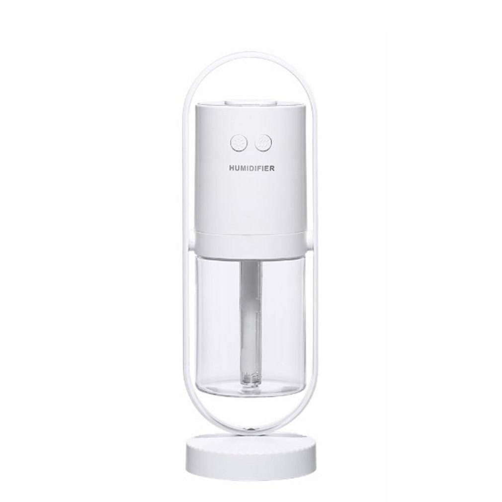 Electric Air Humidifier Ultrasonic Essential Oil Aromatherapy Modes Light Night Mist Maker with LED Night Lamp: white