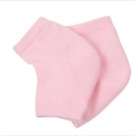 Calze da donna con tacco anti-asciugatura a rete calze da donna in cotone con tacco alla moda calze traspiranti con copertura del tallone che assorbono il sudore: Pink