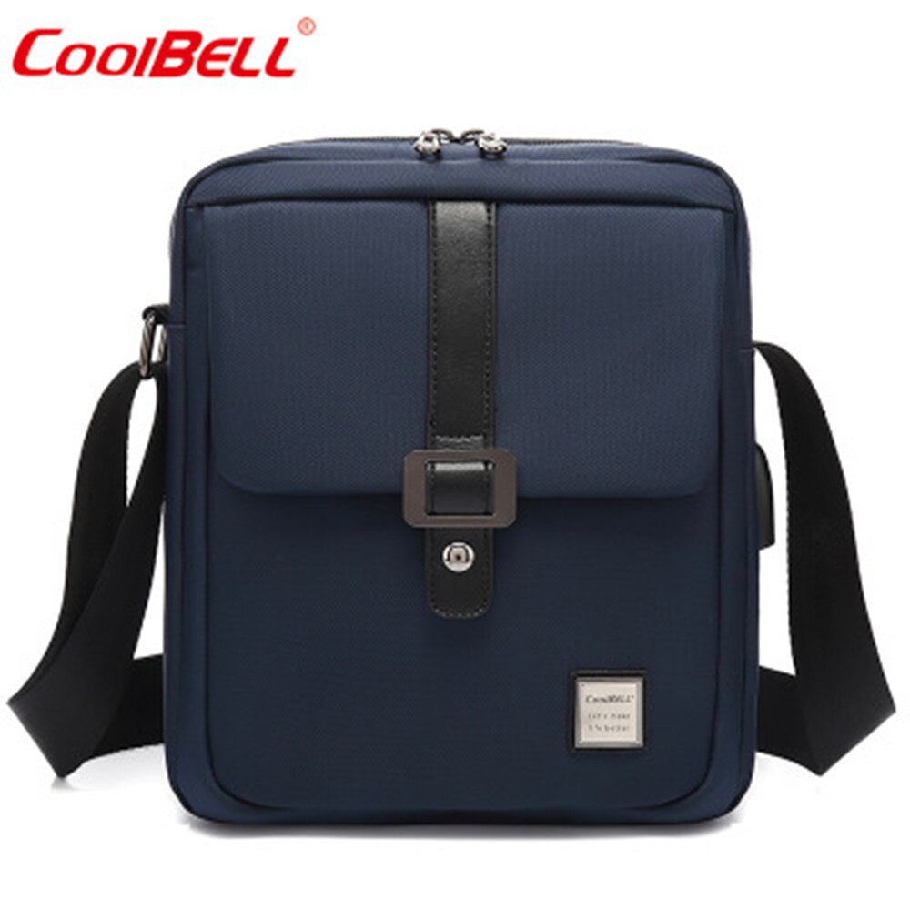 COOLBELL Bag 10inch USB Tablet Bag Multifunction Casual Outdoor Shoulder Bag Portable Waterproof Diagonal Cross Bag