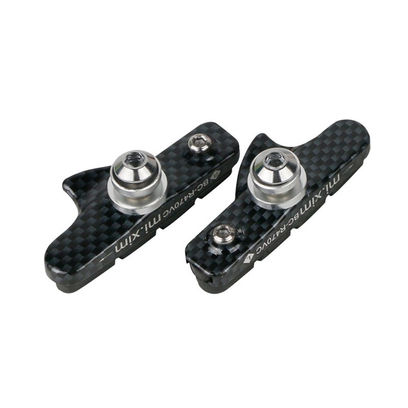 One Pair Mountain Road Bike Brake pads MTB Bicycle Braking V-Brake Holder Shoes Rubber Blocks Durable Cycling Accessories