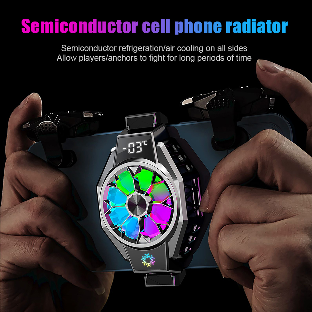 Uniwersalny X9 telefon komórkowy USB Game Cooler System wentylator chłodzący dla Iphone Huawei Gamepad uchwyt stojak grzejnik bezprzewodowe ładowanie