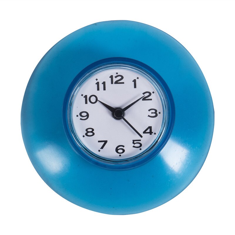 Horloge étanche avec ventouse cabine de douche, à l'intérieur, salle de bain et cuisine, style,: Bleu