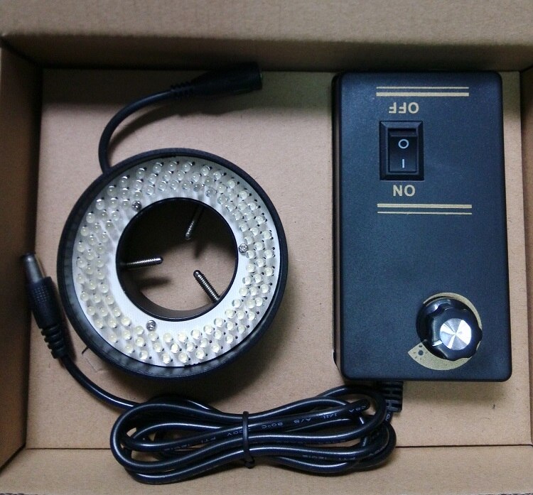 Microscope Ring Light Source Machine Vision Light Source Metal 41mm Inner Diameter Microscope LED Light Source 6-10W 220V