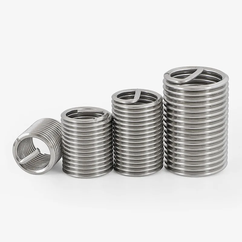 200 stks Helicoil Draad Insert Draad Insert Kit M3 M4 M5 M6 M8 M10 M12 Rvs 304 Schroef Mouw Draad herstel Set