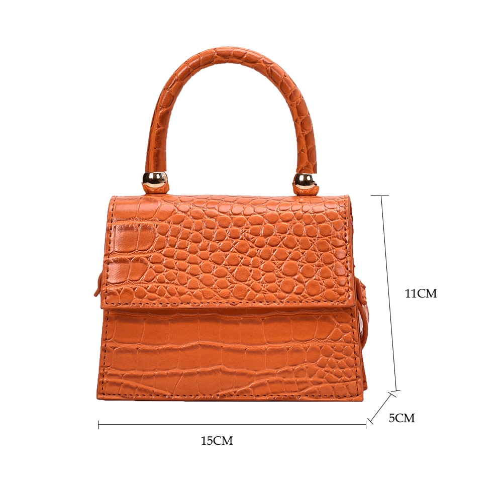 Ins Mode Vrouwen Mini Vierkante Zakken Retro Alligator Patroon Pu Lederen Kleine Schoudertas Vrouwelijke Crossbody Bolsa Feminina