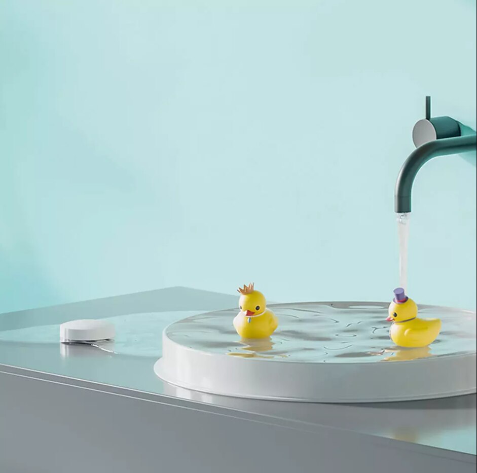 Xiaomi water Sensor IP67 Waterproof Wireless Remote Control is used in combination with Mijia APP to realize smart home security