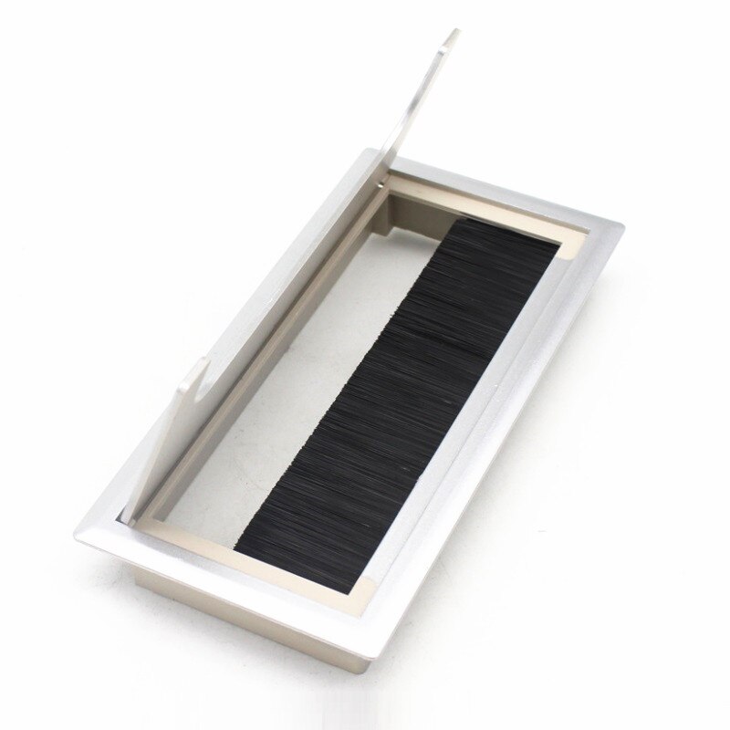 2 teile/paket 16x8 cm Kunststoff Tisch Schreibtisch Rechteck Kabel Tülle Draht See Abdeckung