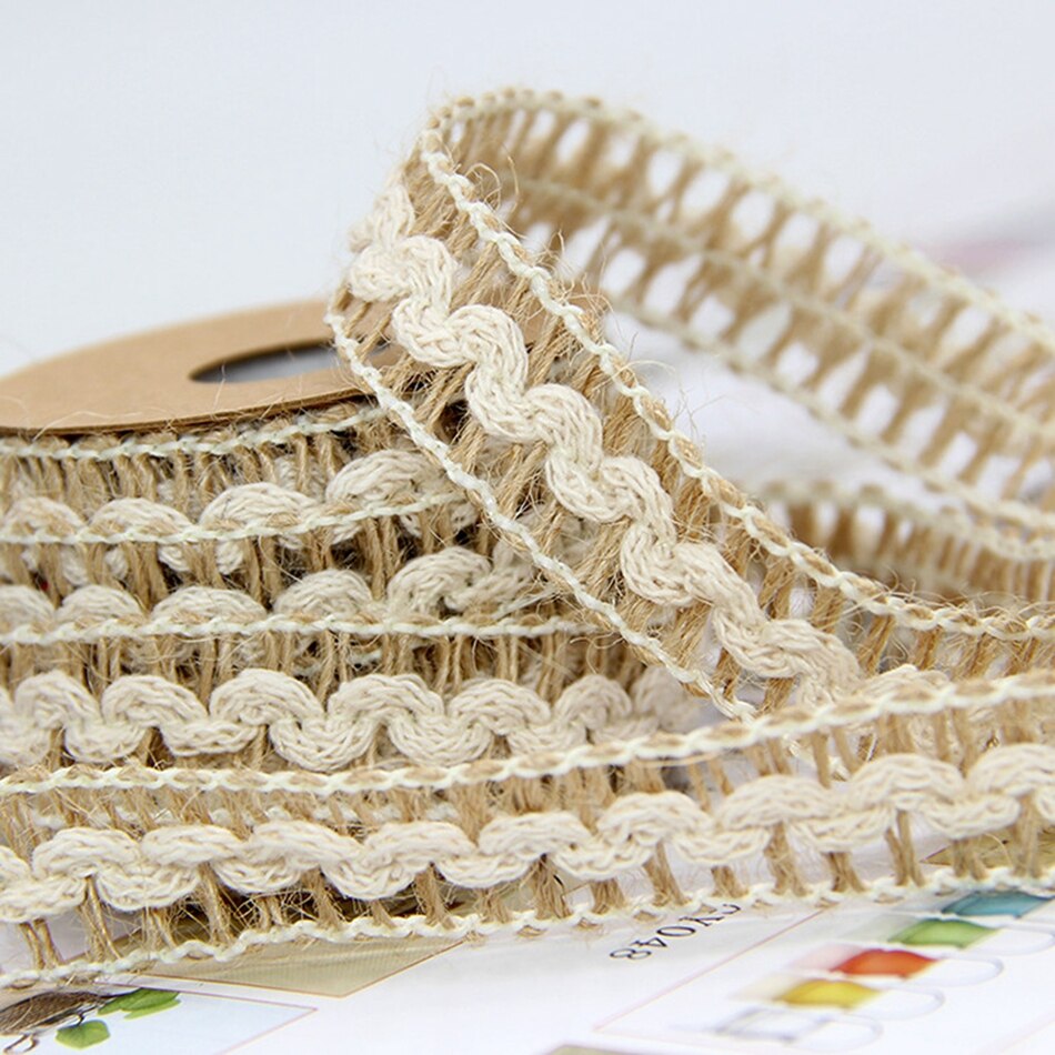 5Meter Natuurlijke Jute Lint Ambachten Touw String DIY Bruiloft Jute Koord Touw Vintage Jute Wrap Naaien Party Woonaccessoires: Koper