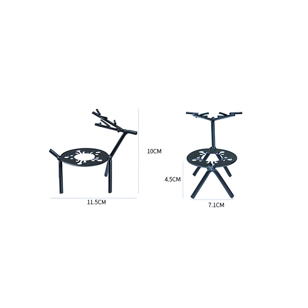 Herten-vormige Retro Lakzegel Metaal Ijzer Wax Stick Zegellak Oven Isolatie Wax Stick Smelten Lijm Wax Pellet oven Stand