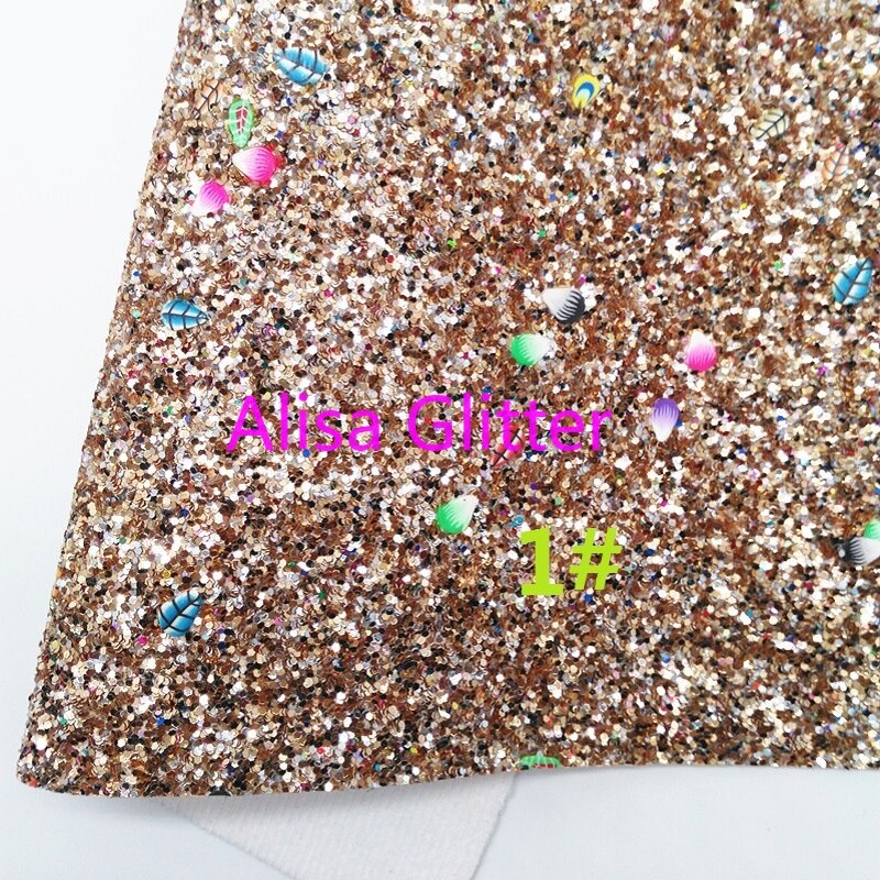 1 st  a4 storlek 21 x 29cm alisa glitter guld glittertyg, fjädertryckt glittertyg, orm konstläder för gör-det-själv  g215: 1