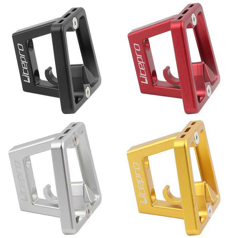 Aluminum alloy front carrier rack package mounting bracket for brompton bike lightweight carrier anodized