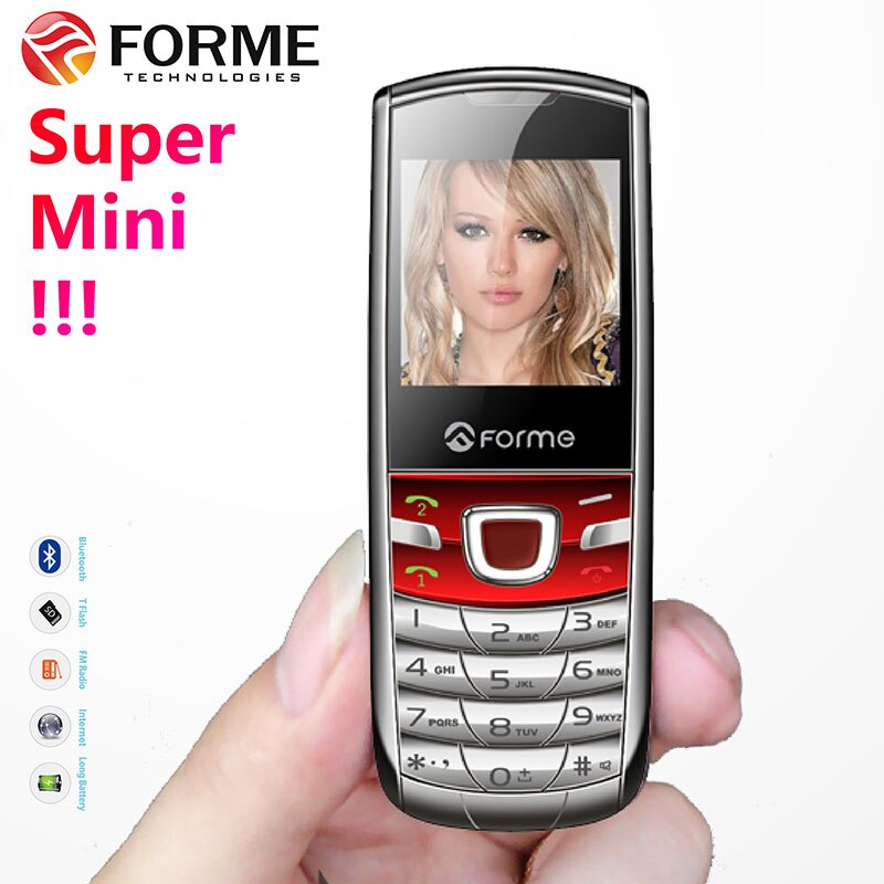 Super mini telefone! Celular com bolso em metal formato t3 desbloqueado, teclado russo, original, celular em estoque