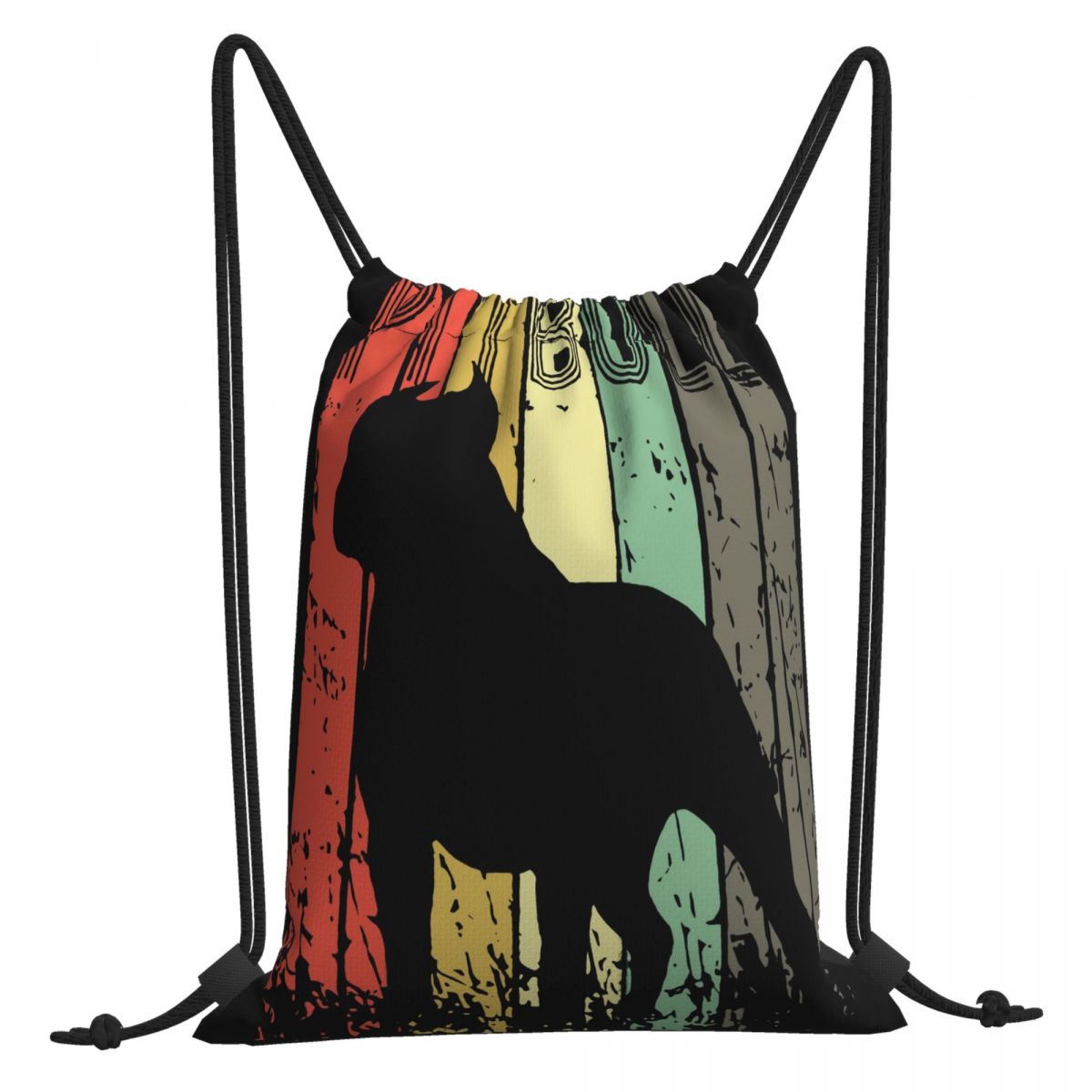Pitbull Terrier Vintage Grafische Hond Eigenaar Volwassen Unisex Meer Kleuren Fitness Lente Tassen Rugzak Tas