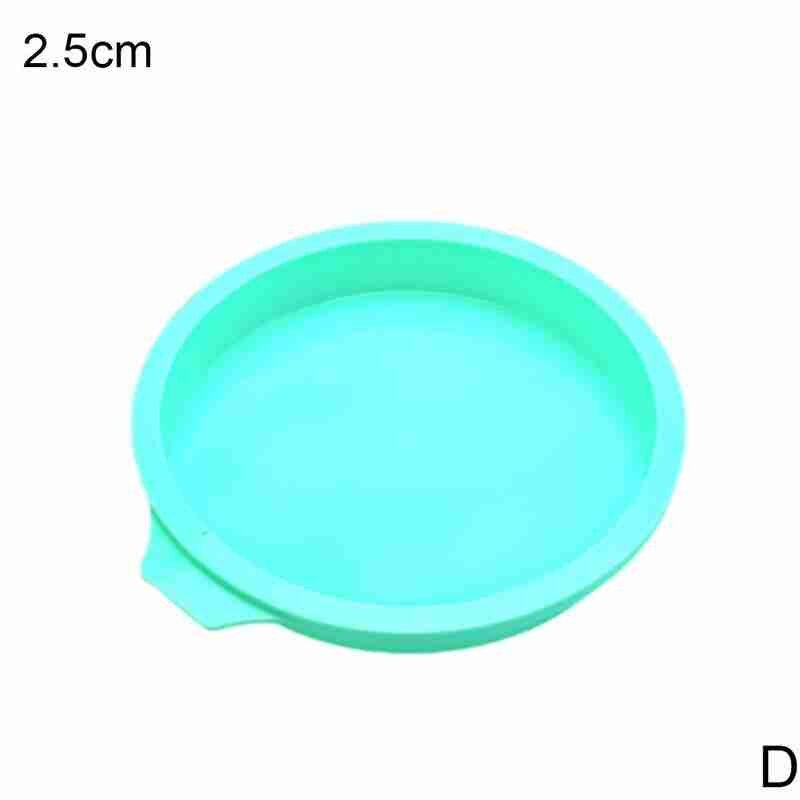 6 Inch Non-Stick Silicone Round Rainbow Cake Mold Baking Pan Set Silicone Pizza Mold For Rainbow Cake Fondant Decoration Tools: violet