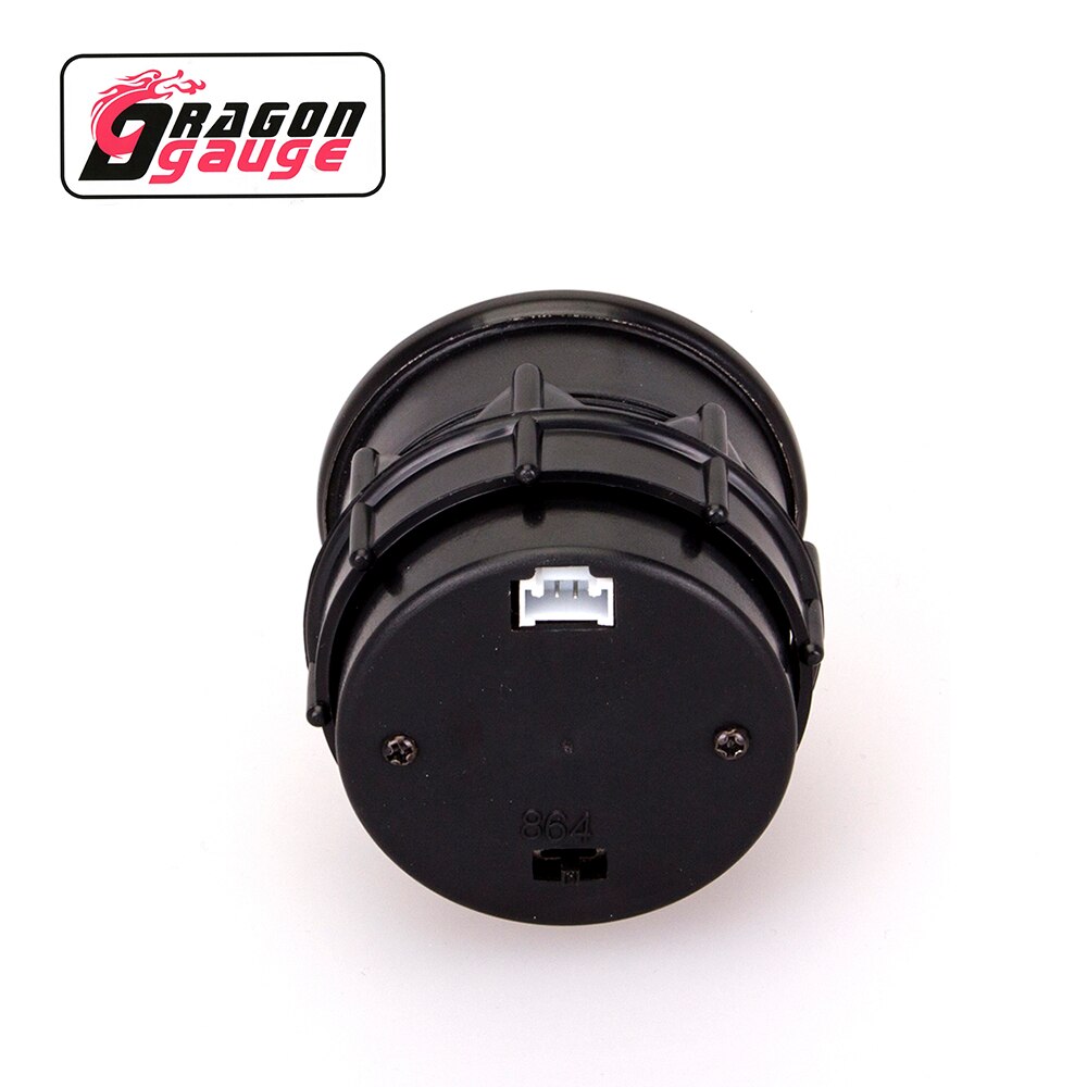 「drake」 2 &quot; 52mm boostermätare/turbomätare/turbinmätare -30 ~ 30 psi pildisplay svart 12 volts biltillbehör+mätare