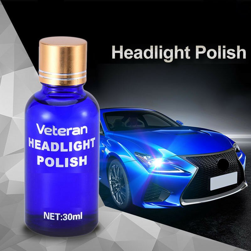 30ml Headlight Restoration Lens Sealer Restore Polish Headlamp Repair Cleaner UK