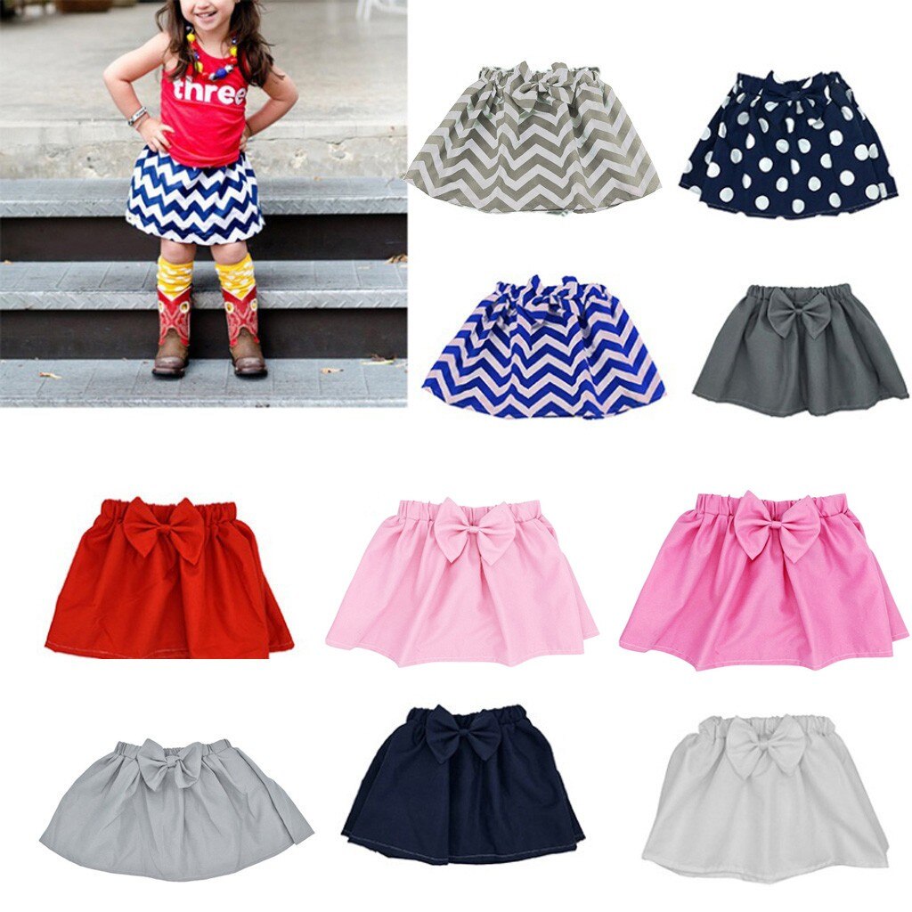 2022 Zomer Baby Baby Meisjes Effen Kleur Mini Bubble Tutu Rok Geplooide Pluizige Dans Prinses Doek Rokken