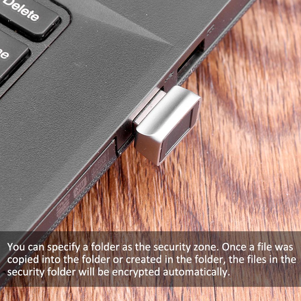 USB Fingerprint Reader for Windows10 Fingerprint Scanner Fingerprint Sensor Multi Finger360 Degree Touch Speedy Matching Laptop