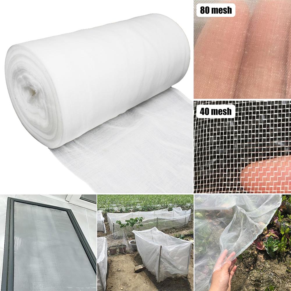 40/80 Mesh Large Garden Crop Plant Protection Net Netting Bird Net Pest Insect Animal Vegetable Care Big Mesh Nets 2.5x10m Fast