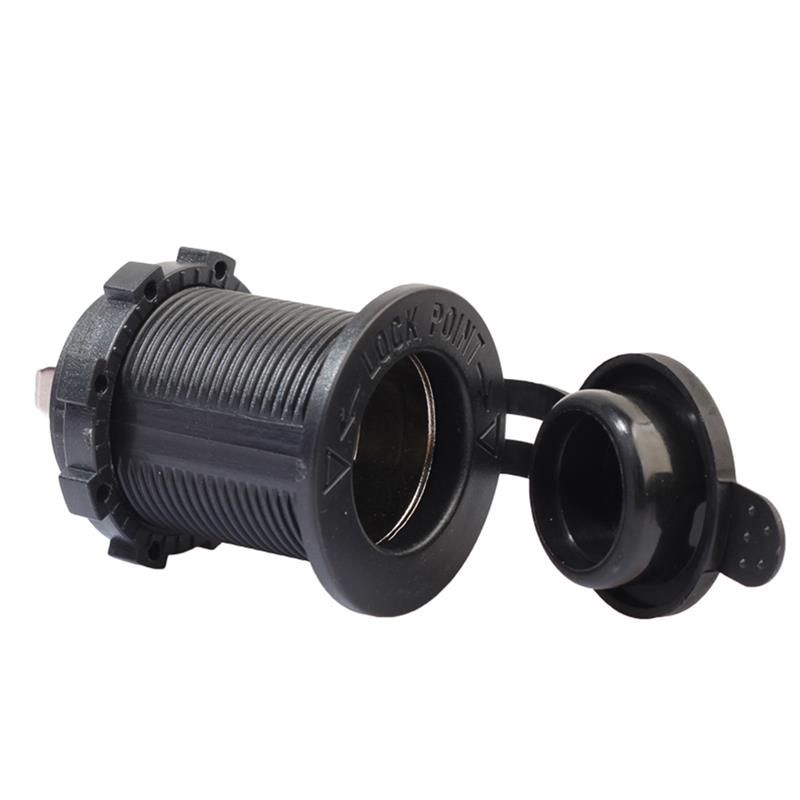ABS 12V Car Power Outlet Plug Waterproof For Cigarette Lighter Lid Socket Auto Motorcycle Accessories