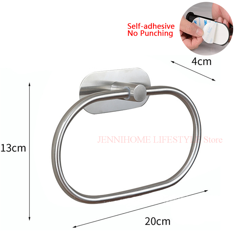 Lijm Wc Papierrolhouder Organizer Wall Mount Zwart Opslag Stand Keuken Badkamer Tissue Handdoek Dispenser Roestvrij: Licht Geel