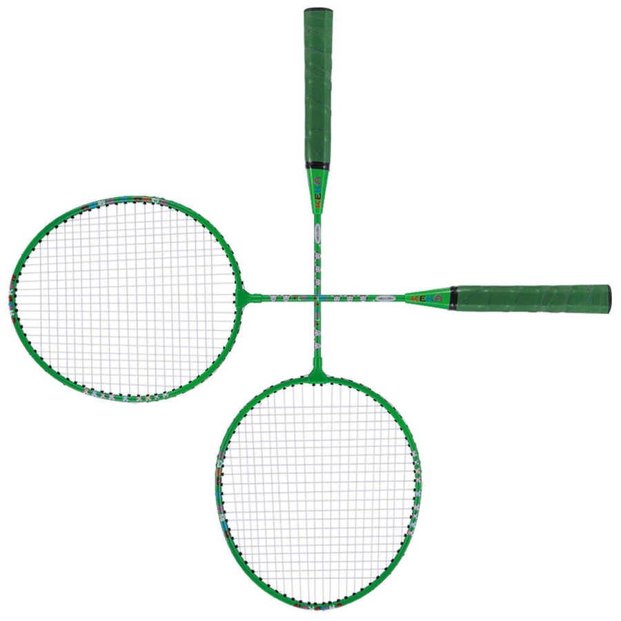 2pcs Badminton Rackets Set Family Couples Double Badminton Racquet Aluminum Split for Training Powerful Hitting