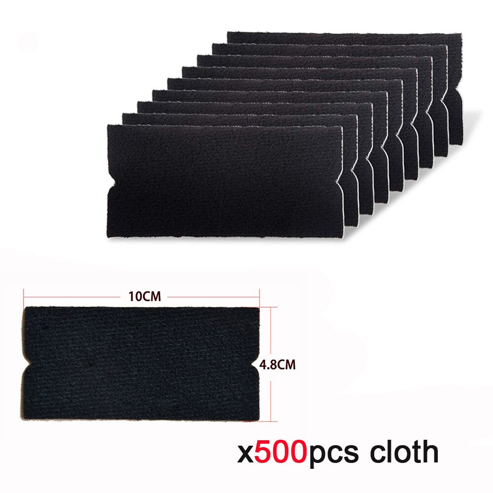 Ehdis 20/50/100Pcs Vilt Doek Voor 10Cm Zuigmond Carbon Fiber Vinyl Auto Wrap Geen scratch Schraper Window Tint Wikkelen Gereedschappen