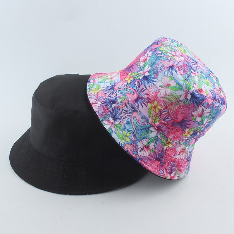 Sombrero de pescador con forma de mariposa para hombre y mujer, gorra de pescador Reversible, protección solar, playa, pesca, Bob: colorful niao pink