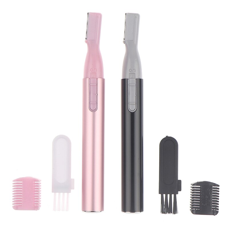 Mini Afeitadora eléctrica portátil para mujeres, máquina de afeitar para cejas, con cuchilla, 2 colores, práctica