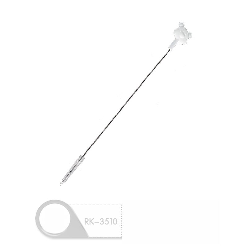 Cepillo Rikang para biberones, cepillo de limpieza de paja, biberón de acero inoxidable, Pajita para beber, biberones, cepillos, limpiador: Default Title