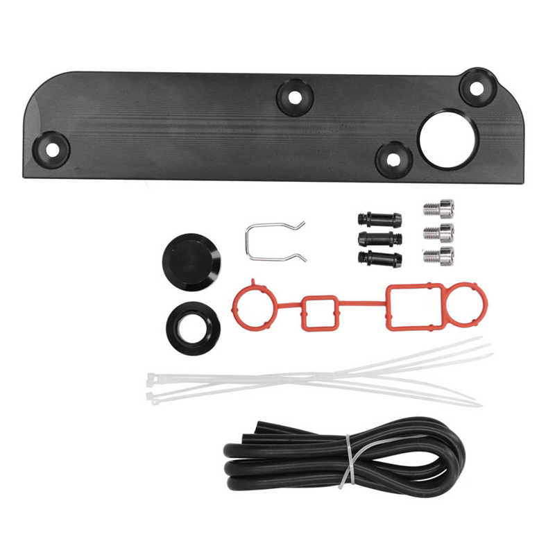 PCV Delete PCV Delete Set PCV Delete Removal Bypass Repair Kit Accessories Fit for Rabbit/EOS 2.0T FSI Engines PCV Bypass Repair