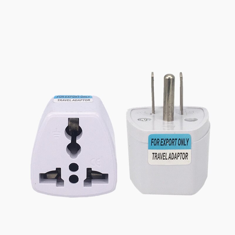 Adaptateur de prise de courant universel Kr, prise de voyage américaine, européenne, AU, ue à US, royaume-uni, USA, israël, brésil, japon, corée: US 3pin