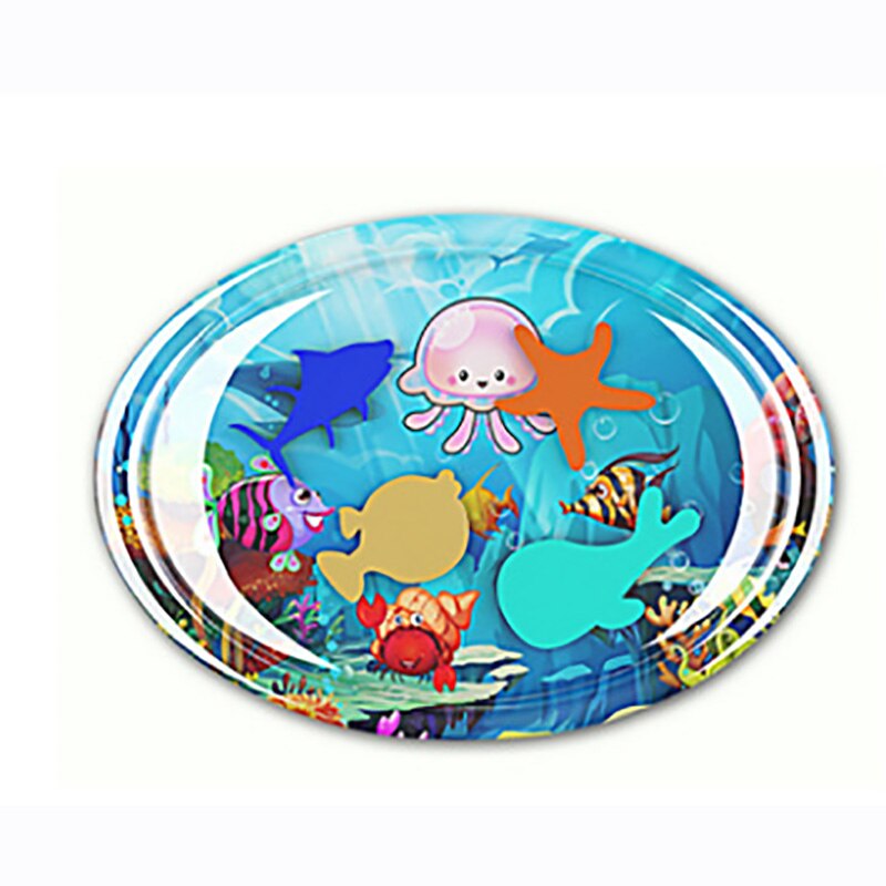 Baby Inflatable Patted Pad Prostrate Water Cushion Pat Pad toy Inflatable Water Cushion Dual Use Summer Toy: J