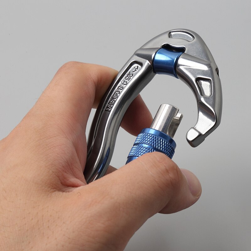 Outdoor Mountaineering Main Lock Buckle Rock Climbing Buckle Wear Rope Pulley Rescue Fire Main Lock