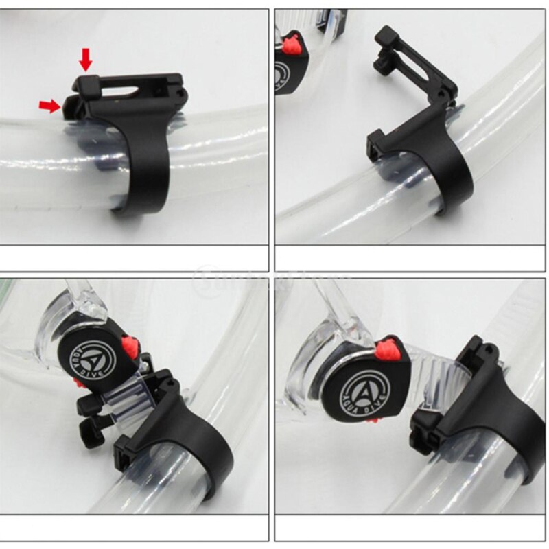 Universele Duiken Silicone Snorkel Gesp Bril Gesp Siliconen Buis Gesp Silicone Soft Gesp