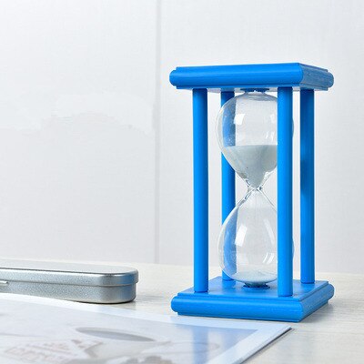 3/5/15/30 Minutes Luminous Hourglass Sand Clock Timer Kitchen School Wooden Hour Glass Sandglass Tea Timers Home Decor: C / 3min