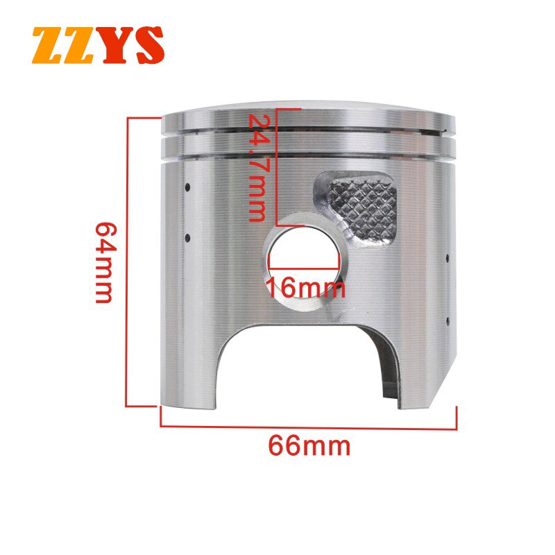 STD Oversize +25 +50 +75 +100 Motorcycle Piston and Ring Kit For Kawasaki KDX200 KDX 200 66mm 66.25mm 66.5mm 66.75mm 67mm 200cc