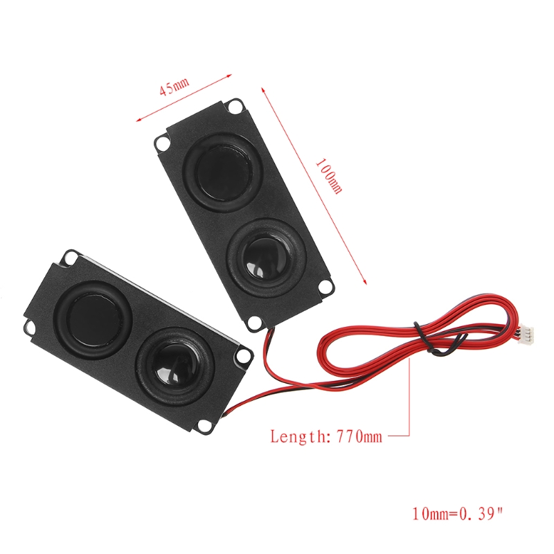 1 Pair Audio Speakers 1045 Sound Speaker LCD TV Loudspeakers 8 Ohm 5W Portable