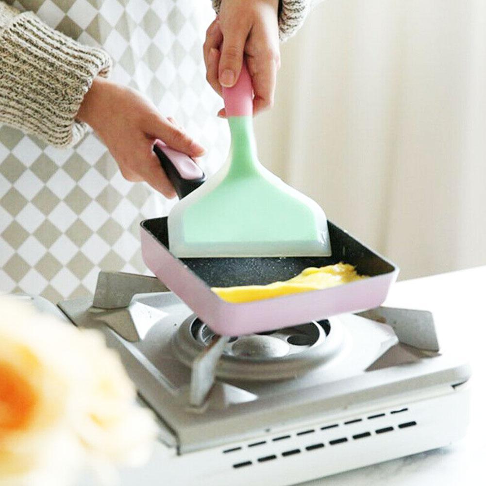 1pc søde silikone non-stick stegepande skovl høj temperatur resistent mini spatel japansk køkken køkkenredskaber gadgets