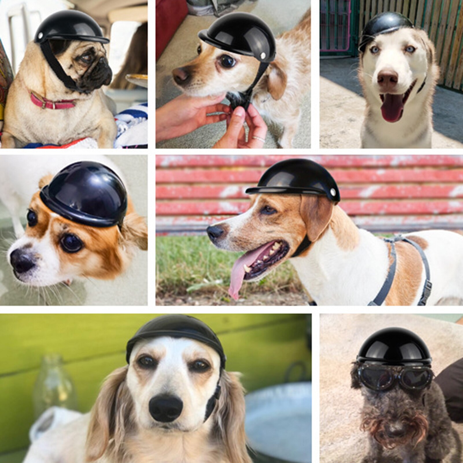 Haustier Hund Katze Motorrad Sicherheit Helm Schutz Hütte befreien Kappe Headwear welpen Hütte, kopf zubehör, hund hüte