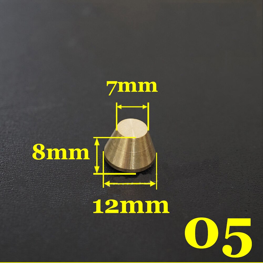 DIY leather craft zak voeten bodem klinknagel massief messing materiaal multi vorm en grootte